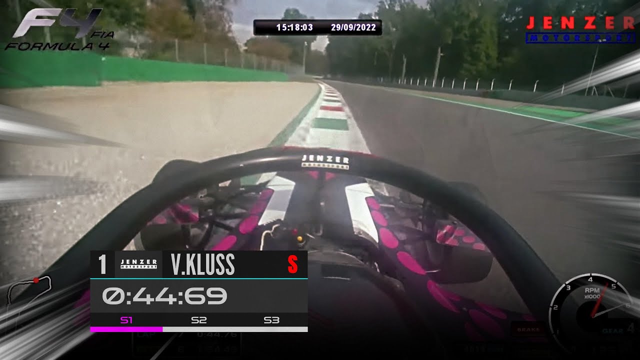 MONZA HOTLAP – F4 Onboard