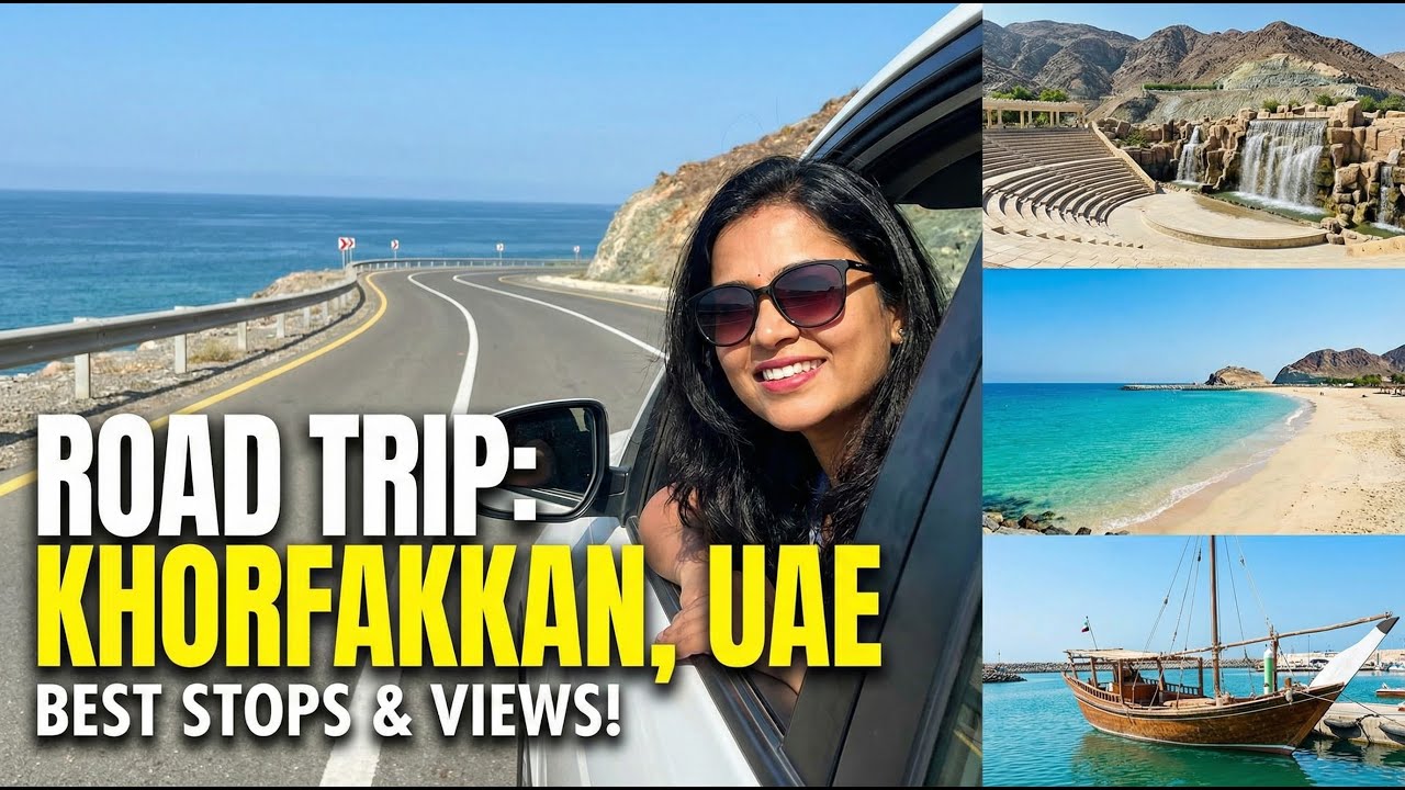 DUBAI TO KHORFAKKAN: Is this the most beautiful drive in the UAE? 🚗💨