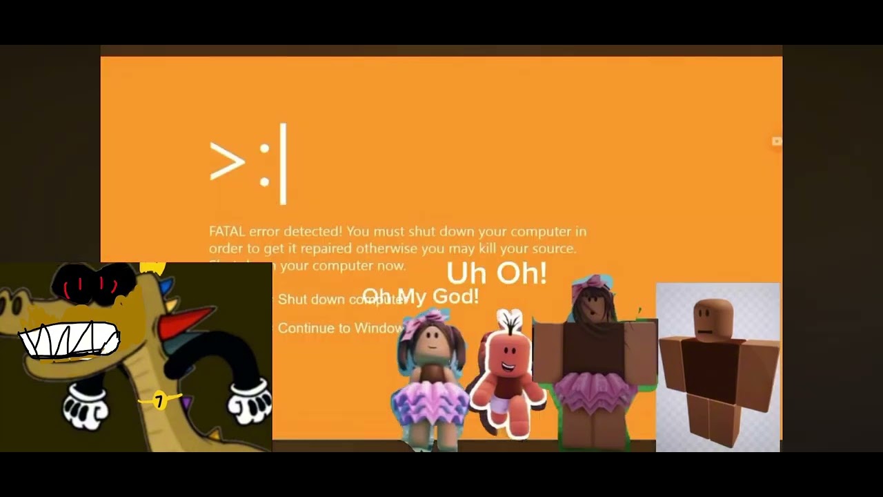 Window kill screen with me and carls family (GONE WRONG)