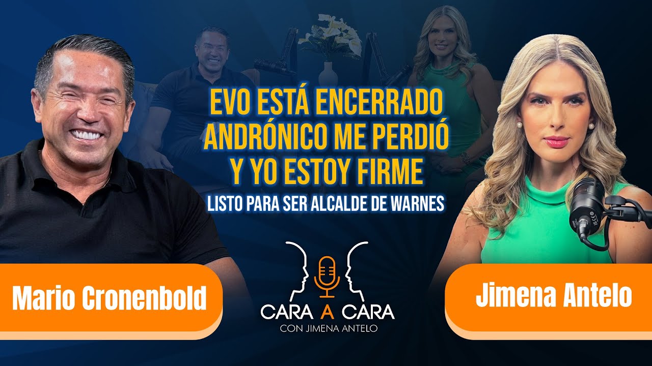 Mario Cronenbold en Cara a Cara con Jimena Antelo 🎙️