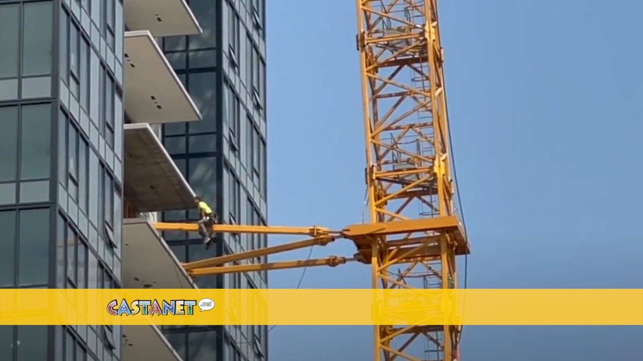 Crane collapse downtown Kelowna