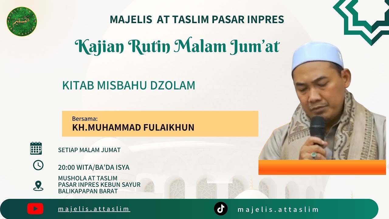 (Live)Kitab Misbahu Dzolam | KH.Muhammad Fulaikhun