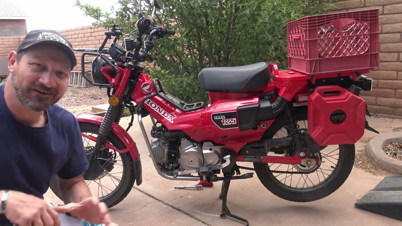 2022 Honda TRAIL CT125 Oil Change - It's EASY!