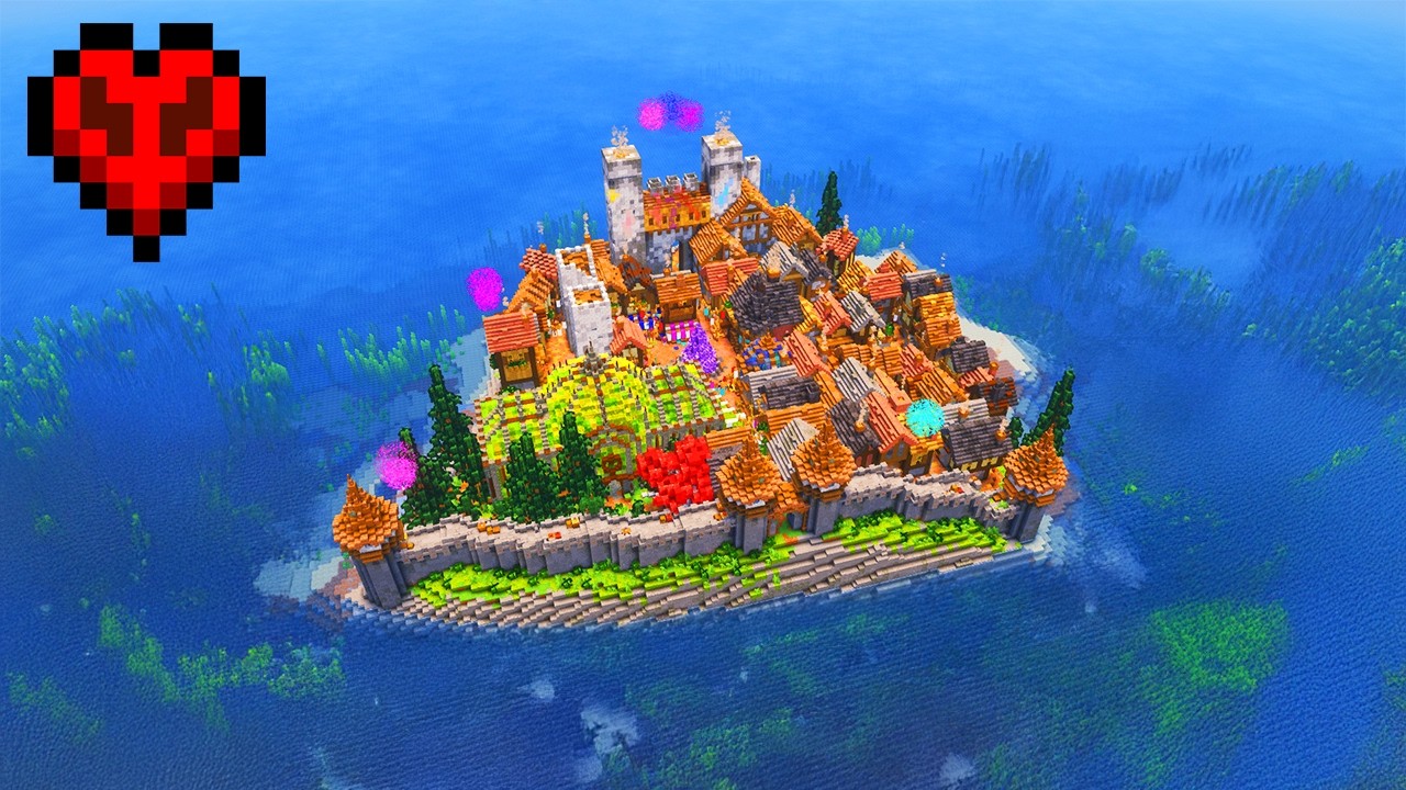 I TRANSFORMED an ISLAND in Minecraft Hardcore