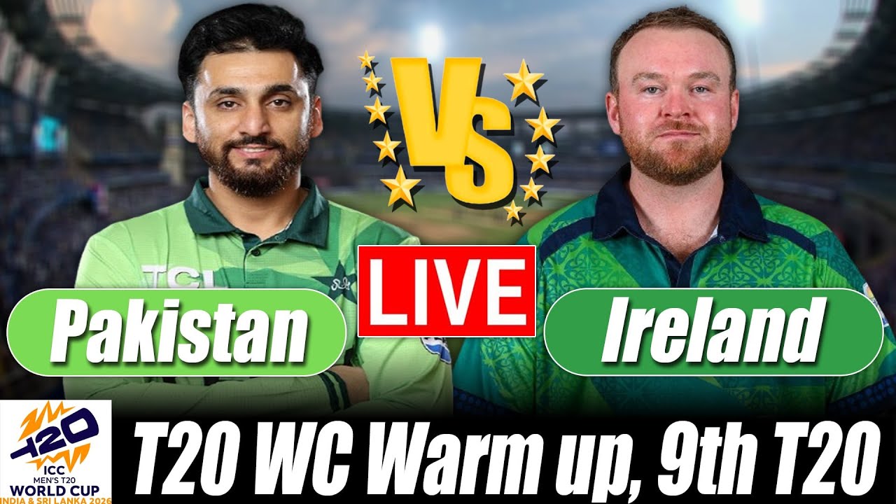 Pakistan vs Ireland Score | PAK vs IRE 9th T20 bangla Commentary & Analysis | T20 WC Warm up 2026