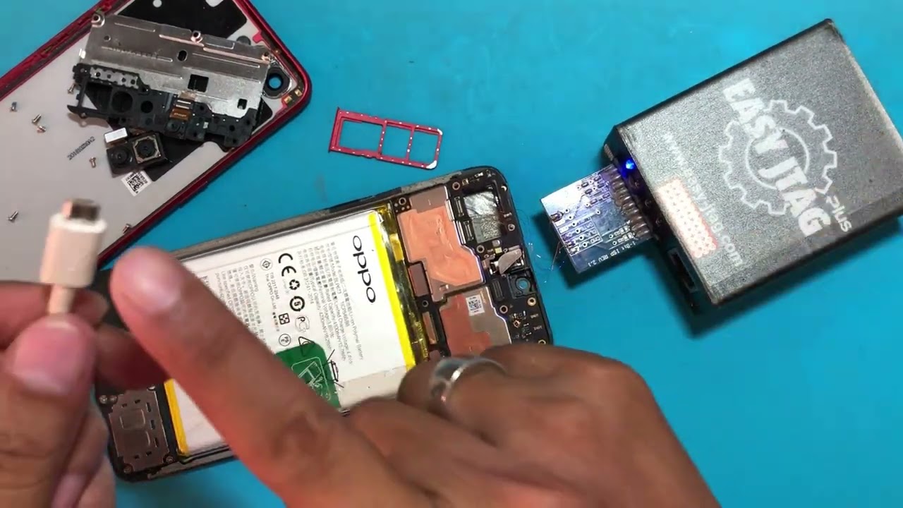 OPPO A3S CPH1803 Password & FRP remove by Easy Jtag Plus