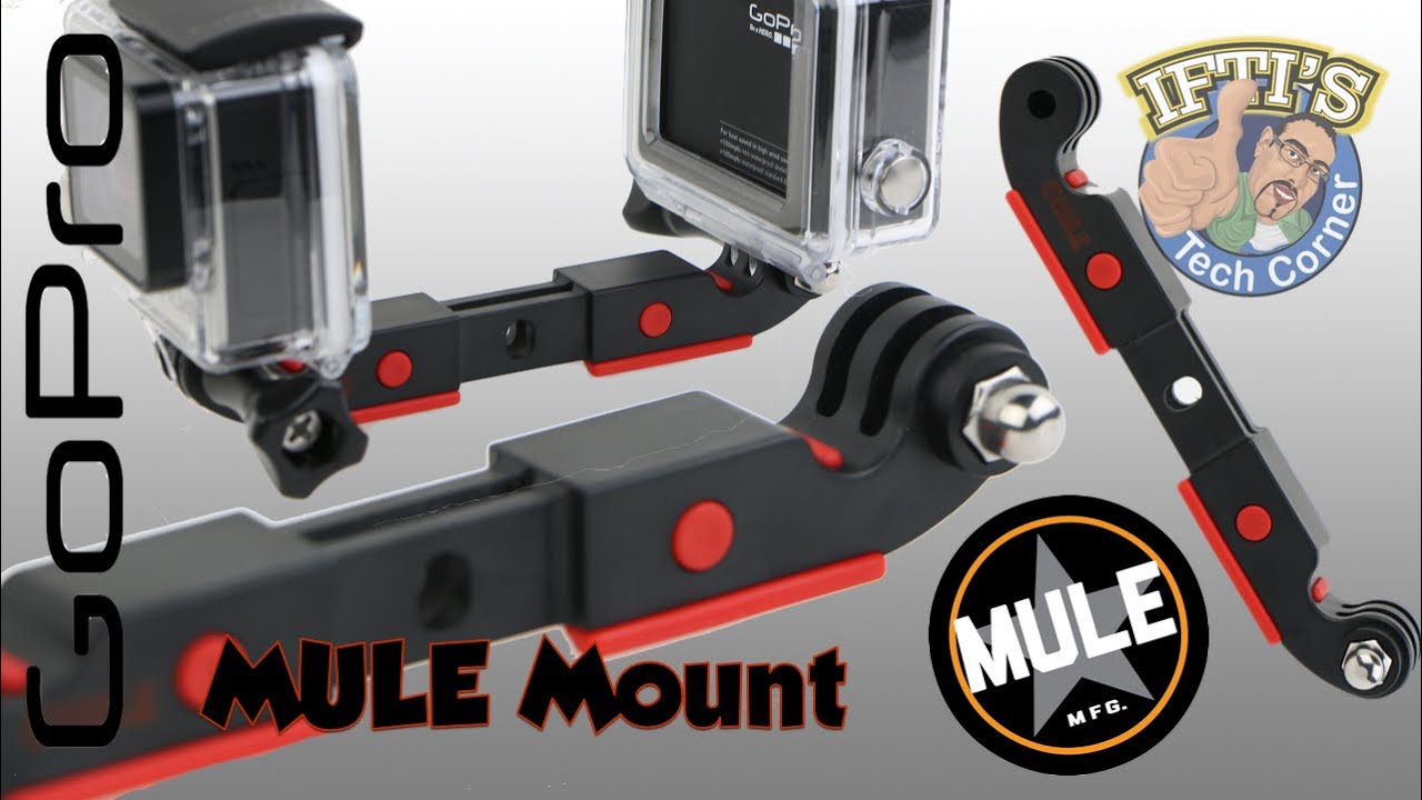 MULE Mount for GoPro - Dual Camera Mount!  REVIEW