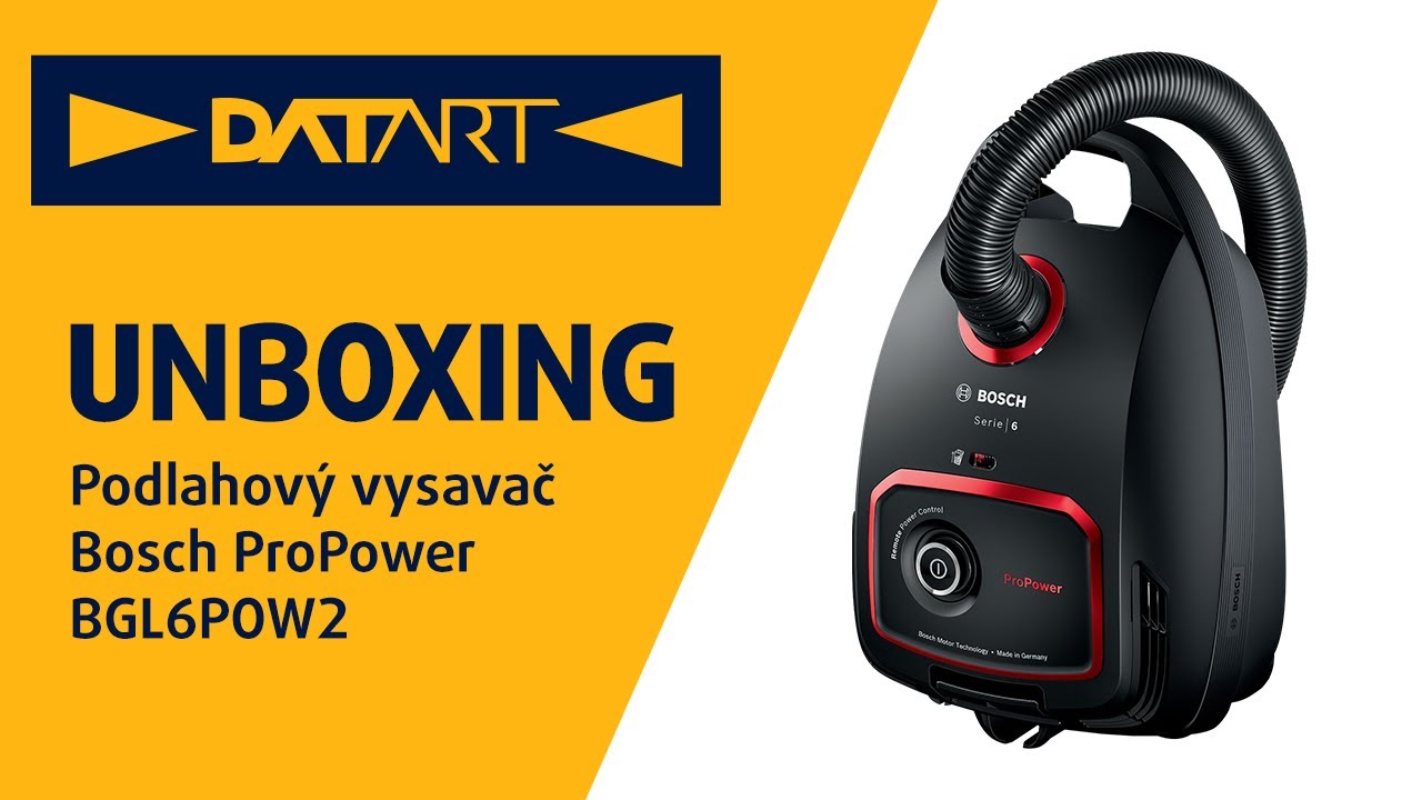 Podlahový vysavač Bosch ProPower BGL6POW2 | unboxing