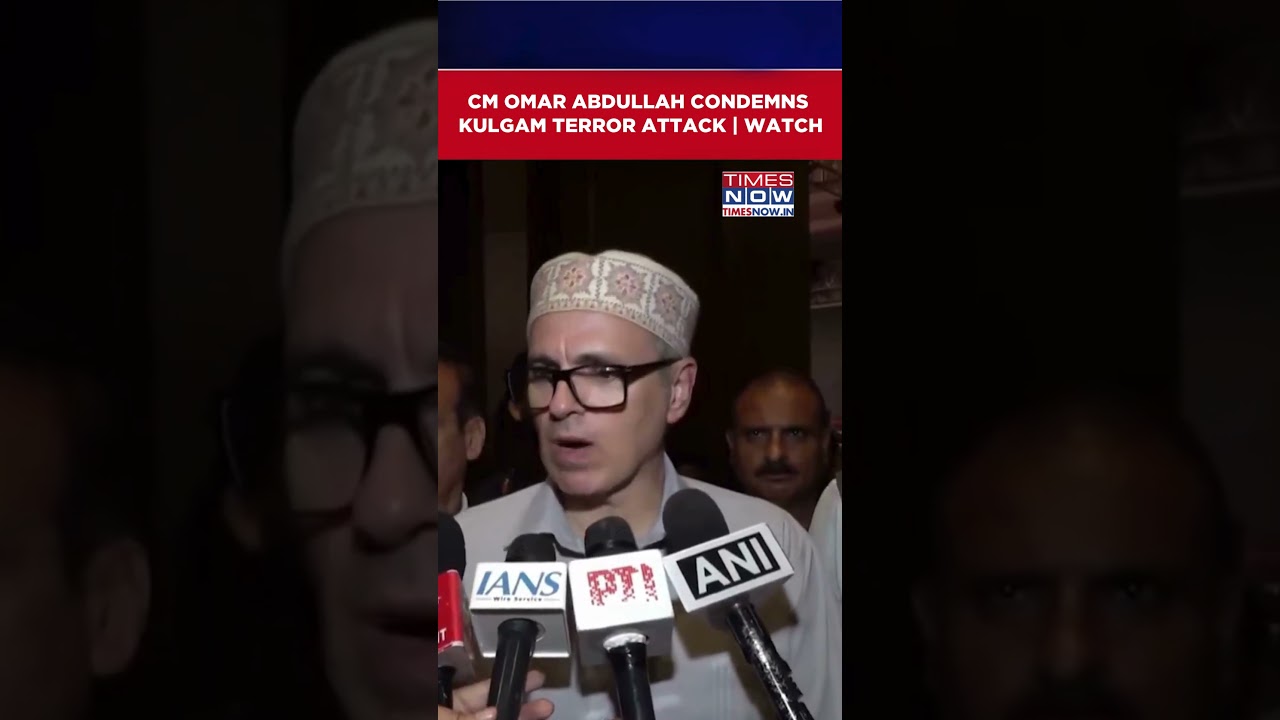 CM Omar Abdullah Condemns Kulgam Terror Attack, Extends Support To Victims' Families #shorts