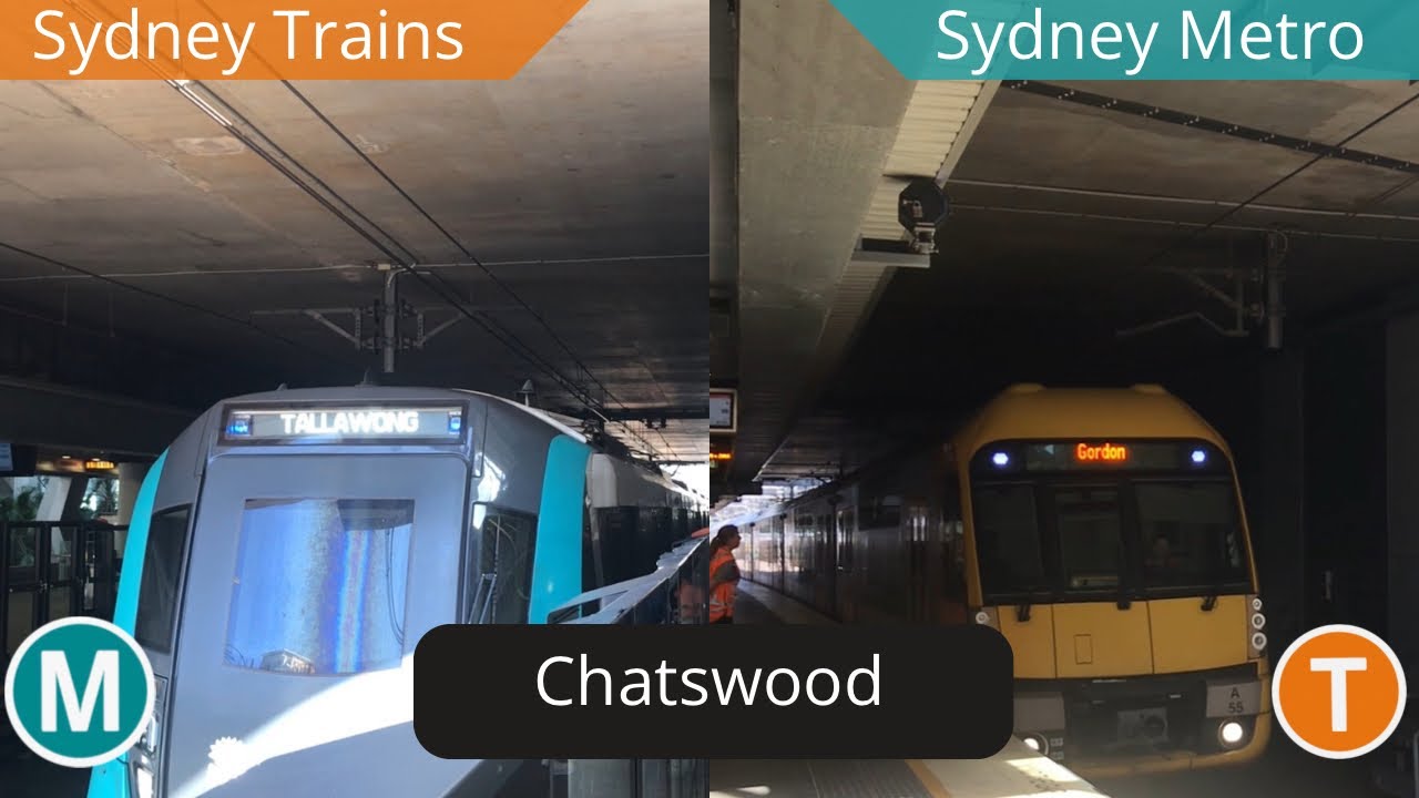 Sydney Rails Vlog 28: Chatswood Station - Sydney Trains and Metro