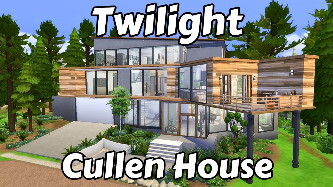I built the Cullen's house on Sims4 with no cc