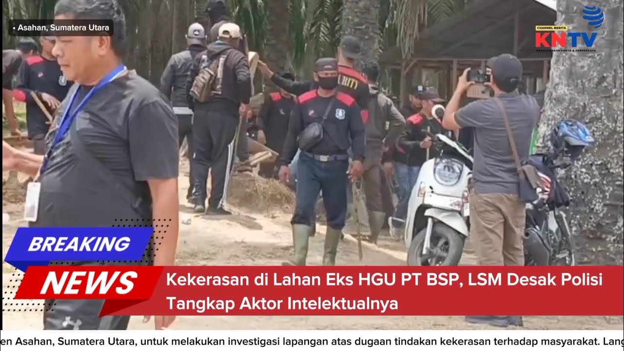 BREAKING NEWS - Kekerasan di Lahan Eks HGU PT BSP, LSM Desak Polisi Tangkap Aktor Intelektualnya