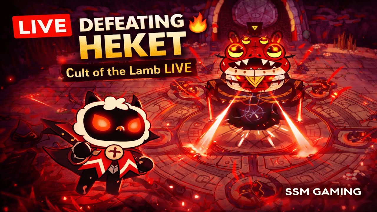 Trying To Defeat All Bishops Today | Cult Of The Lambs LIVE