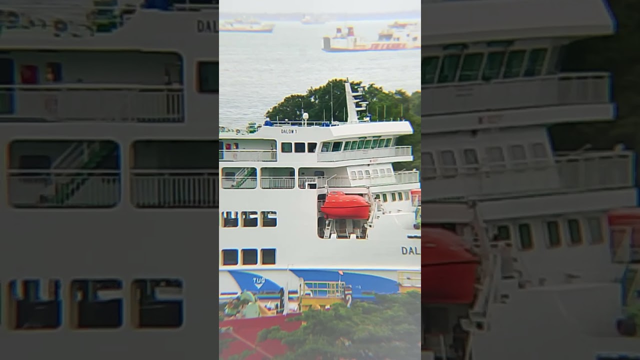Kapal baru milik Pemprov Lampung,KMP DALOM 1.sudah mulai berlayar