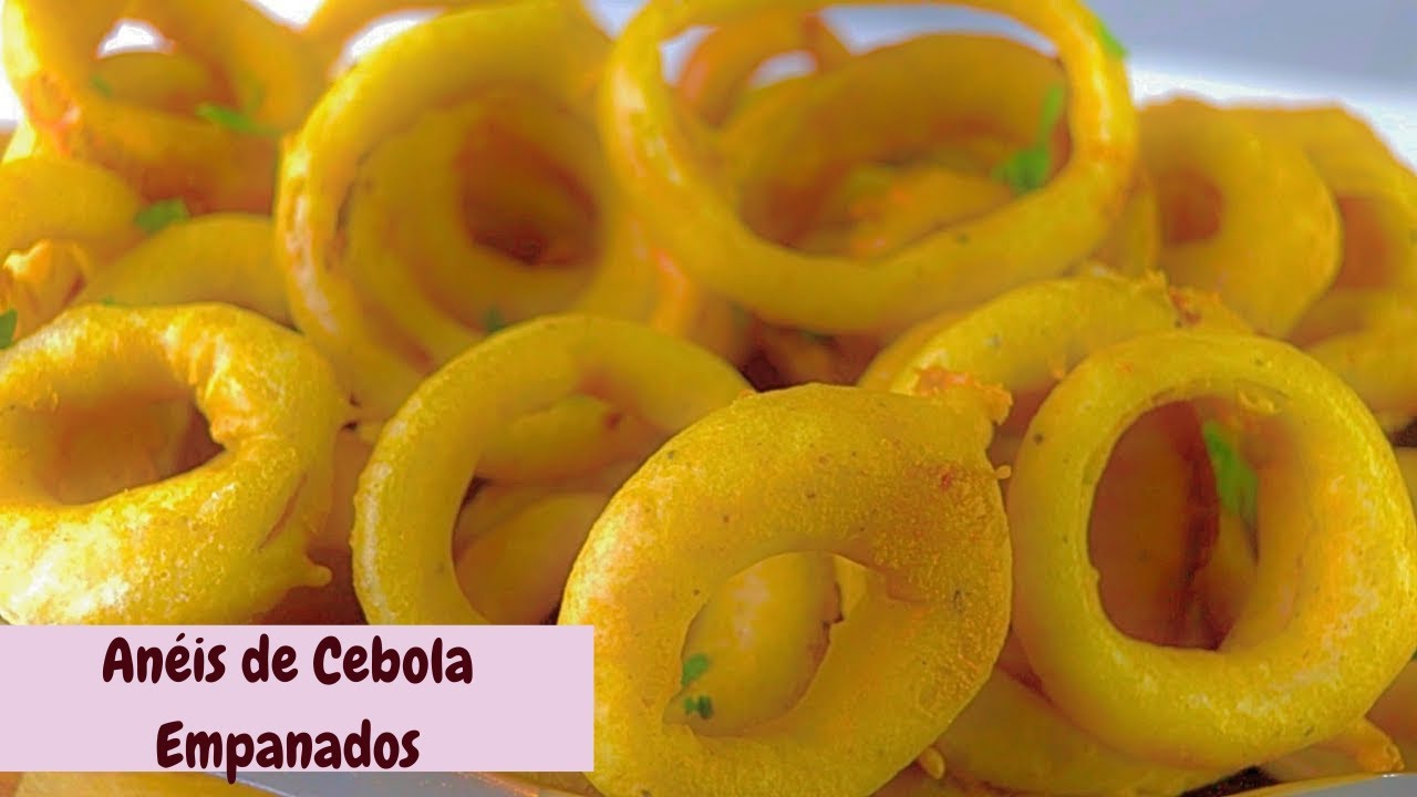 AN&Eacute;IS DE CEBOLA EMPANADOS.RECEITA DE BOTECO QUE &Eacute; MUITO F&Aacute;CIL DE FAZER.