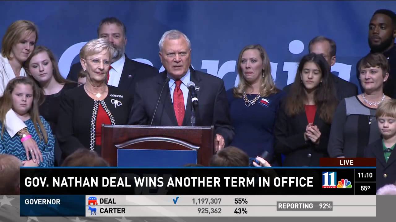 Georgia Gov. Nathan Deal wins another term