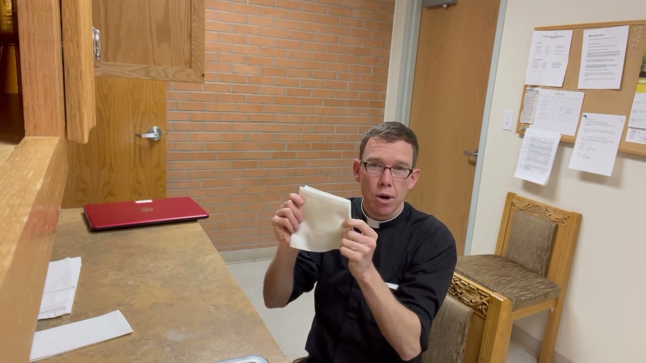 Altar Linen Folding Update   4 28 22