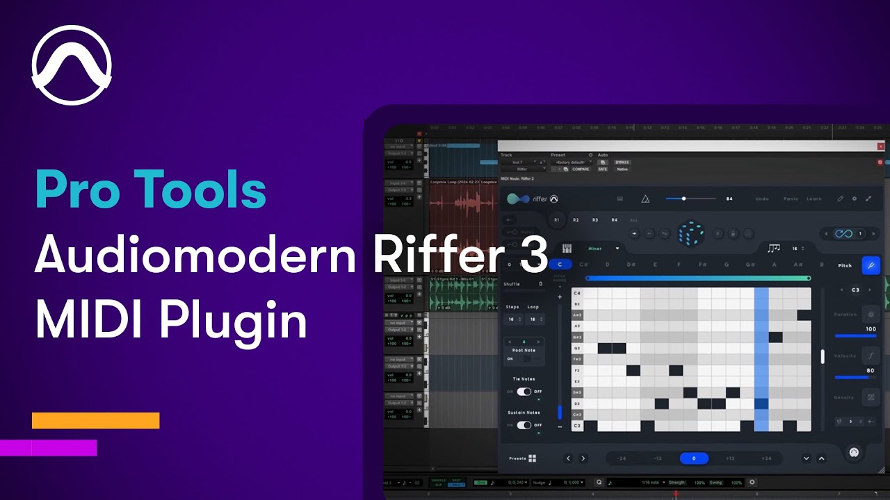 MIDI-плагин Audiomodern Riffer 3 — Pro Tools