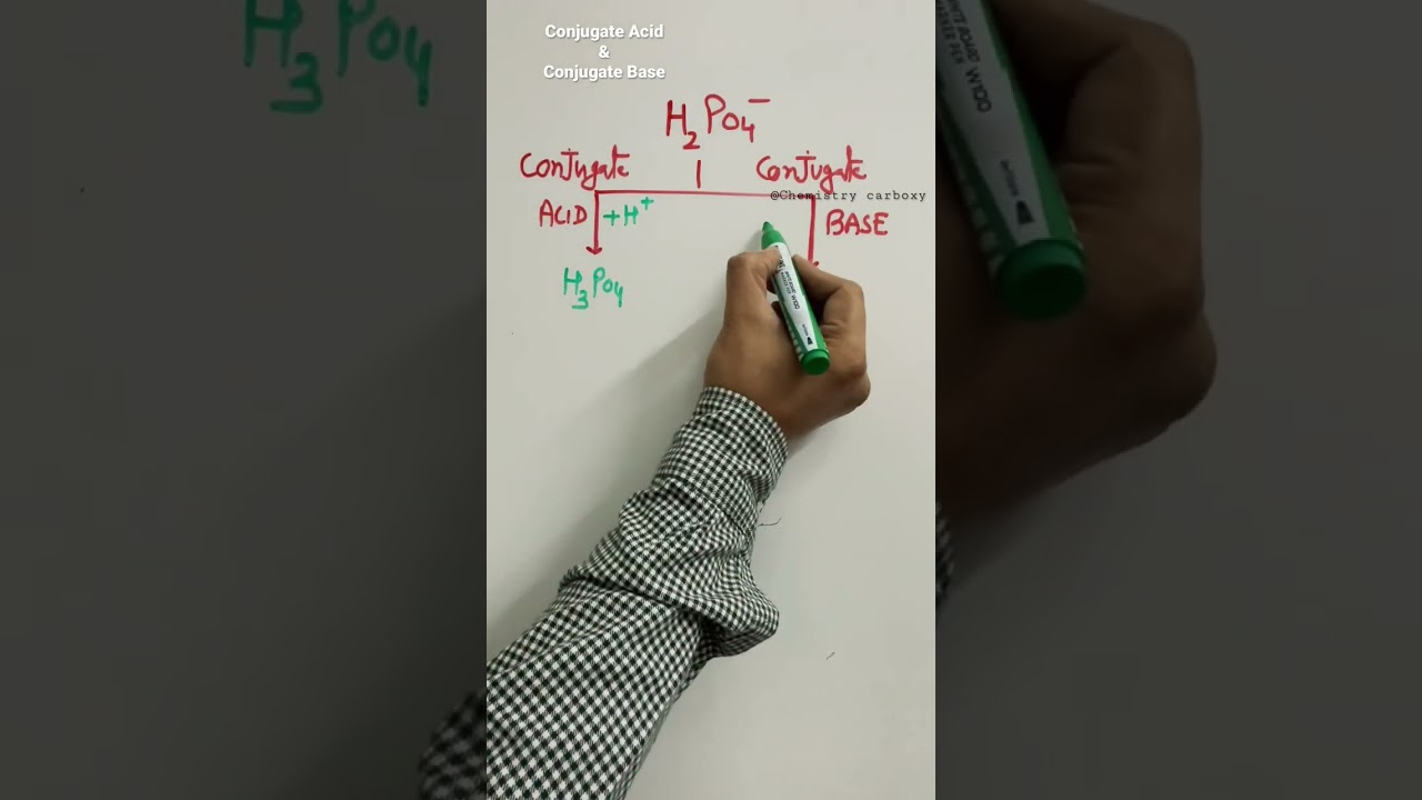 Conjugate Acid and Base || #shorts #trickshots