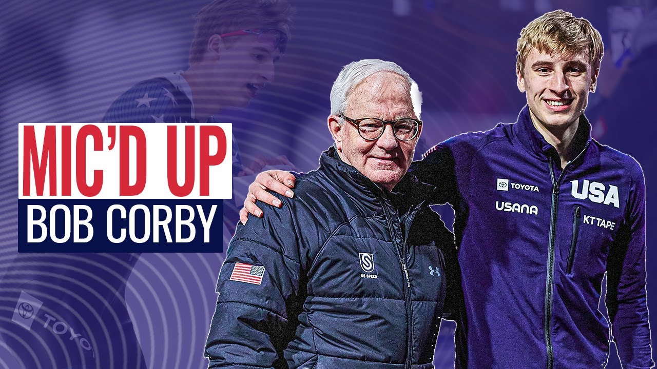 MIC'D UP: Coach Bob Corby (USA) 🎤  | Heerenveen 2023 | #WorldSpeed