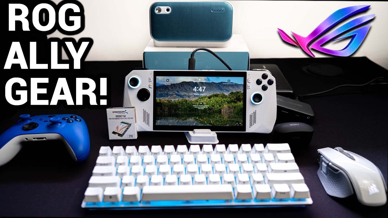 Best ASUS ROG Ally accessories! Keyboard, Mouse, Speaker & More ‼️