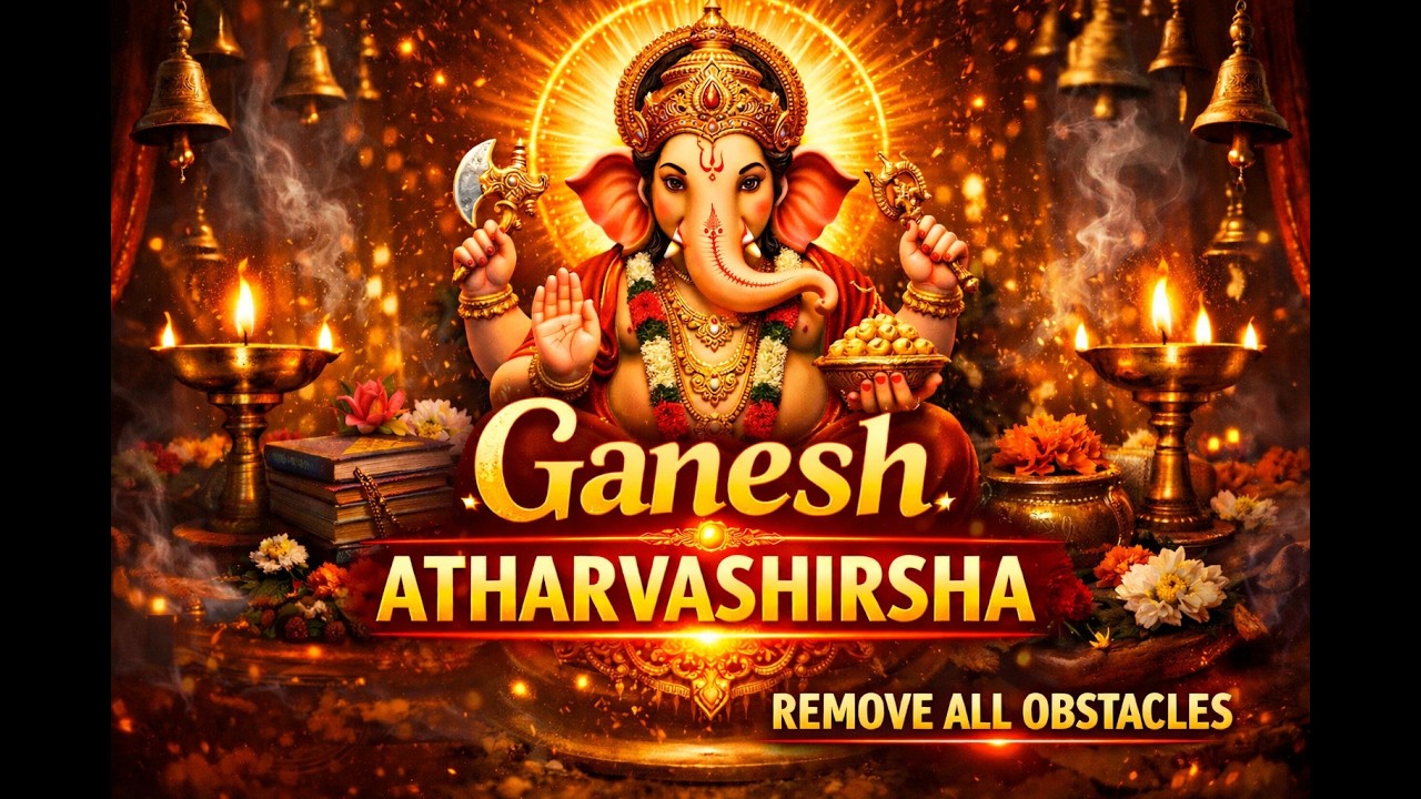 Ganesh Atharvashirsha Full | Powerful Vedic Chant for Success & Wisdom 🕉️