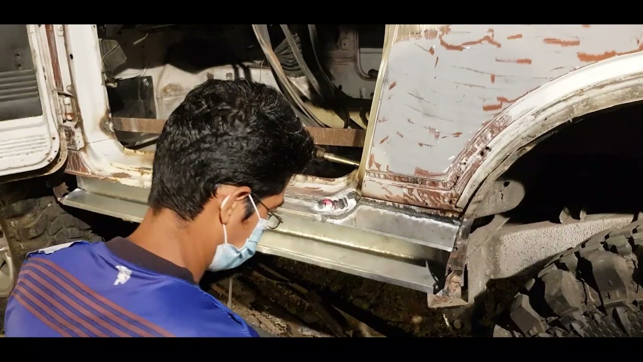 Pengelasan Body Mobil Suzuki Katana | Didik Bengkel Las & Cat