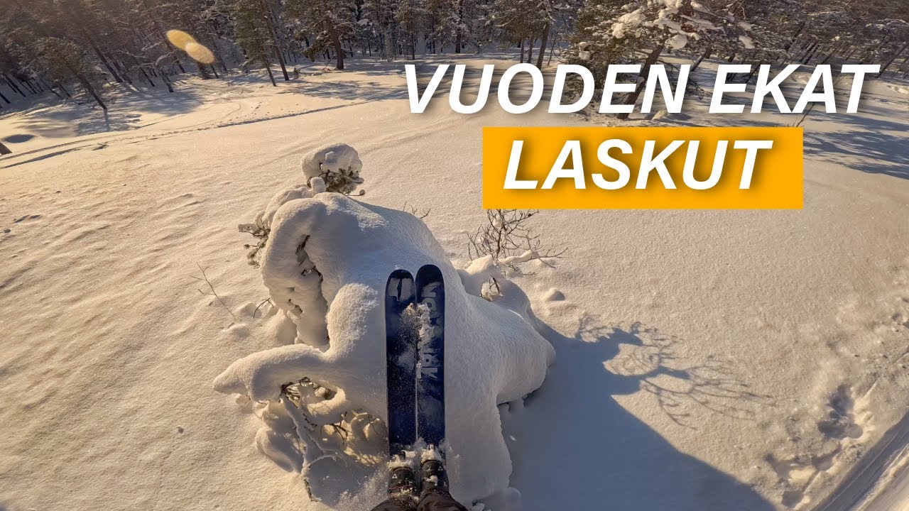 Opetin Aloittelijalle Temppuja Suksilla...