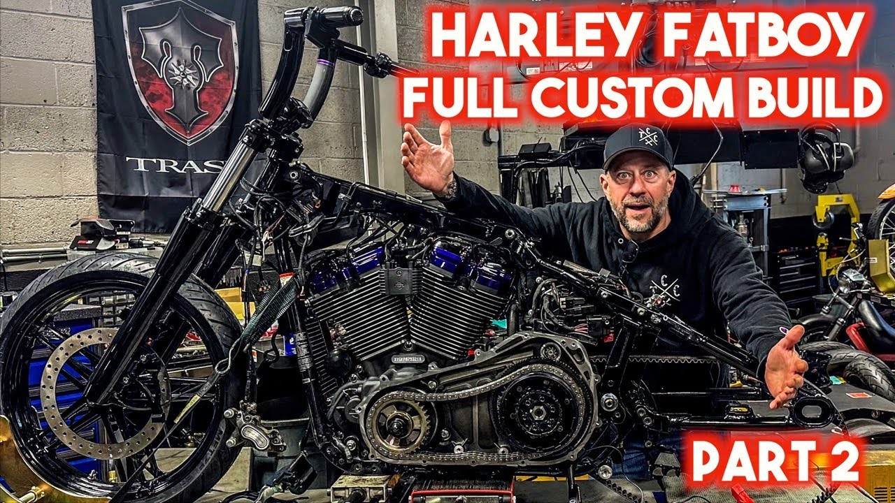 Major Custom Harley Davidson Fatboy Custom Build Part #2
