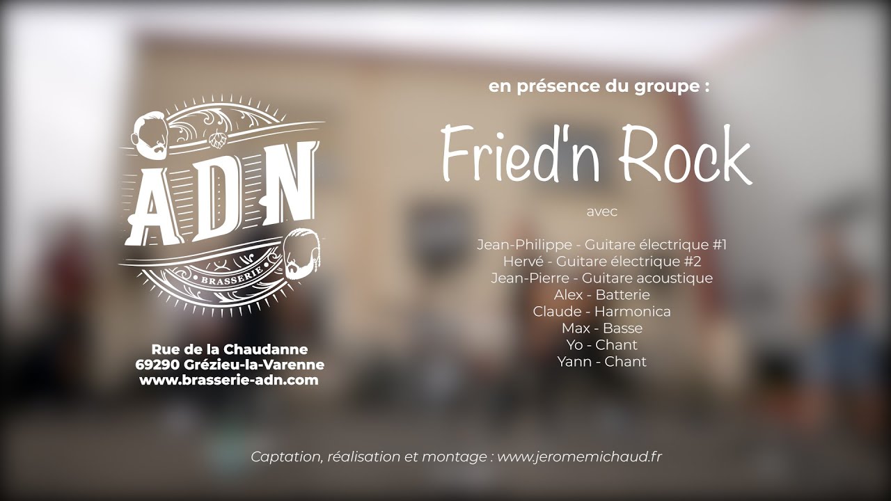 Brasserie ADN - Soirée Concert du 19/06/21 avec le groupe Fried'n Rock