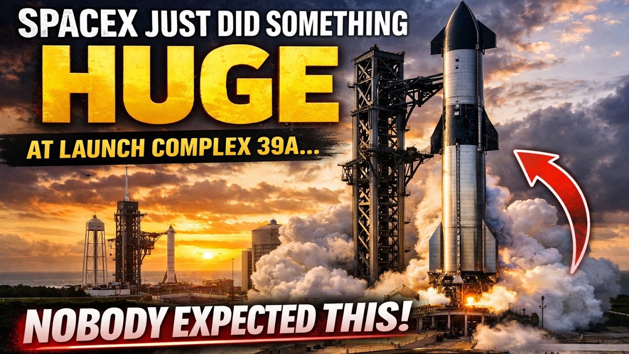 Компания SpaceX совершила нечто грандиозное на стартовом комплексе 39А&hellip; Никто этого не ожидал!