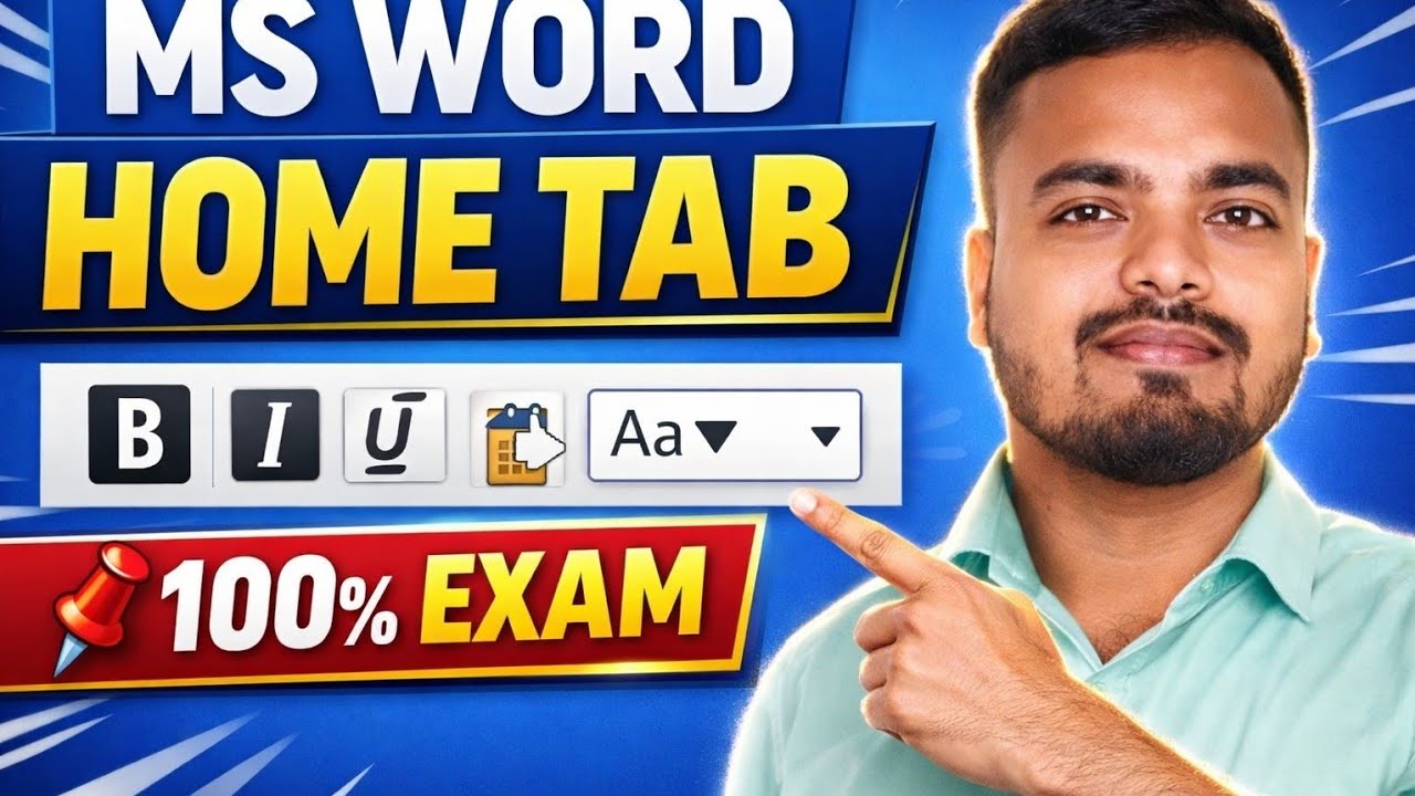 MS Word Home Tab पूरी जानकारी  में#MSWord#HomeTab#MSWordHindi#MSWordTutorial#MSWordHomeTab