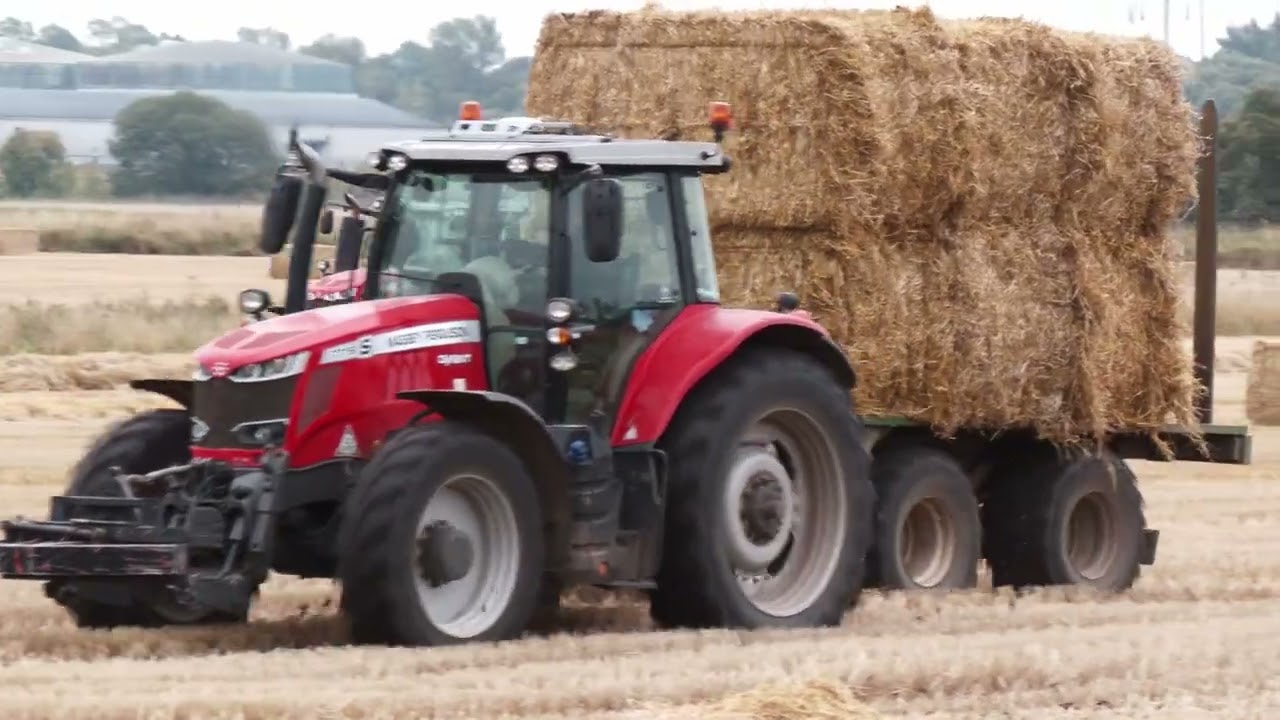 massey baler and chaser at Tomich