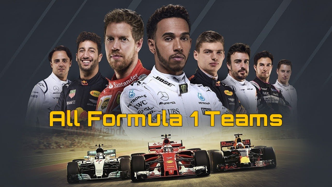 F1 2017: All Formula 1 Teams