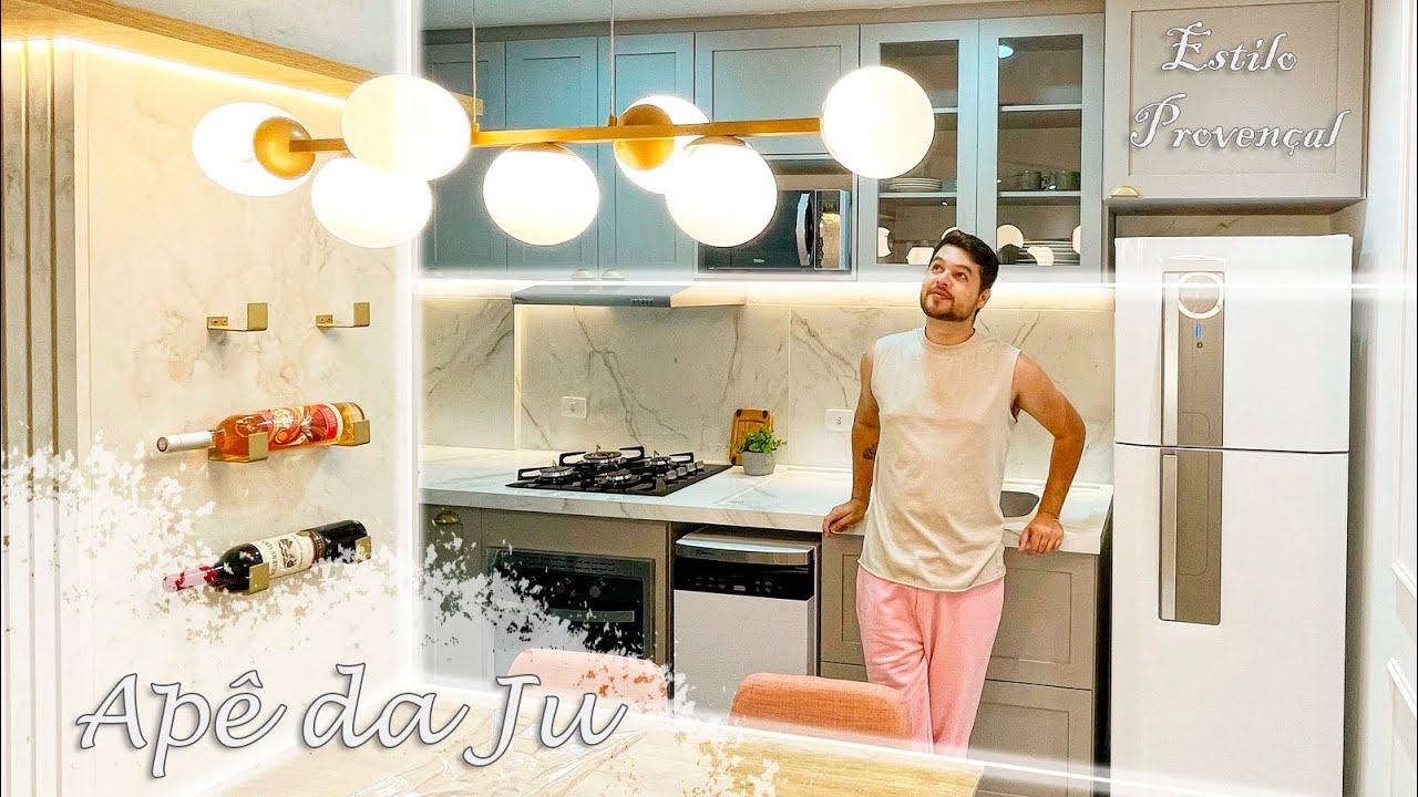 APÊ DA JU - Apartamento de 49m2 no estilo romântico/provençal que ficou LINDO 😍- Parte 01