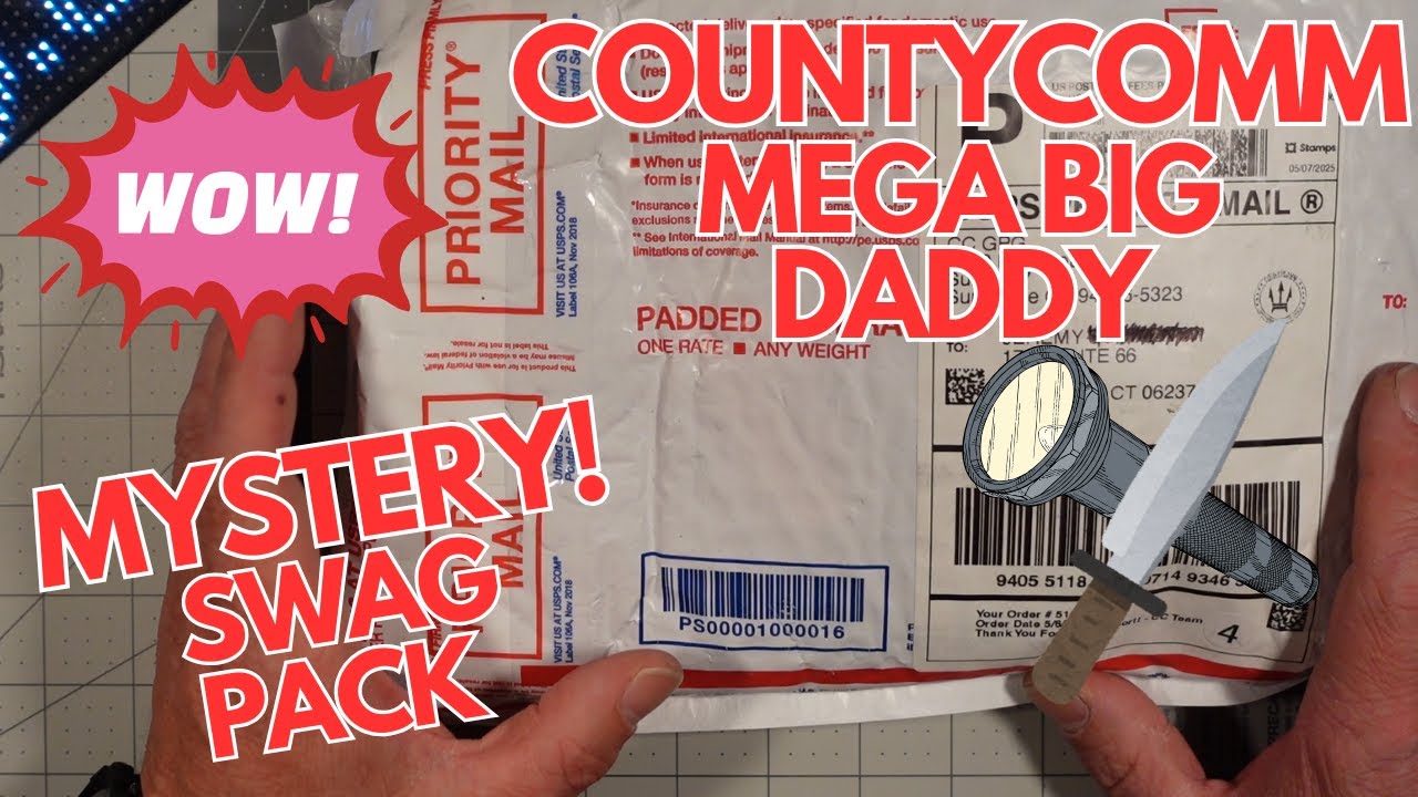 Who's Your Mega Big Daddy?!?!  CountyComm's VIP Mystery Swag Pack | Spring Edition