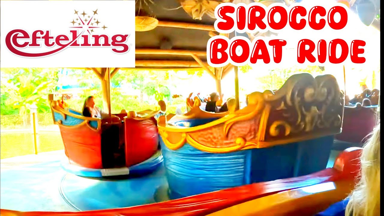 Sirocco Boats POV At Efteling Theme Park [4K] | Time To Get Dizzy