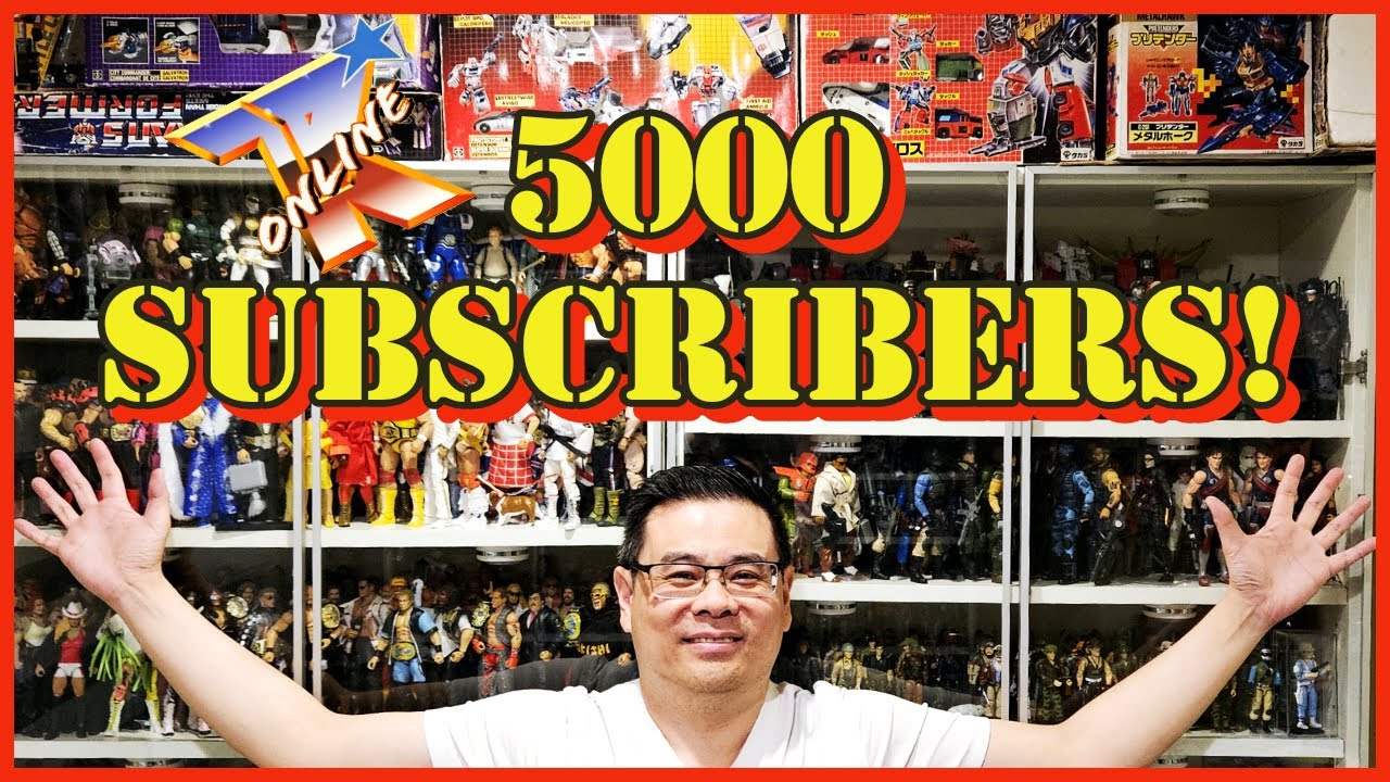 5,000 Subscribers Milestone Livestream - Thank YOU All! With Ozstradanys Toyz & A Punk WIth Toys