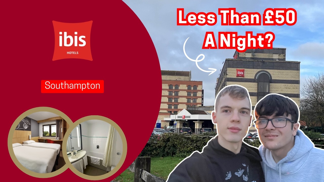 Самое дешевое место для проживания перед круизом? Наш полный тур по отелю Ibis Southampton.