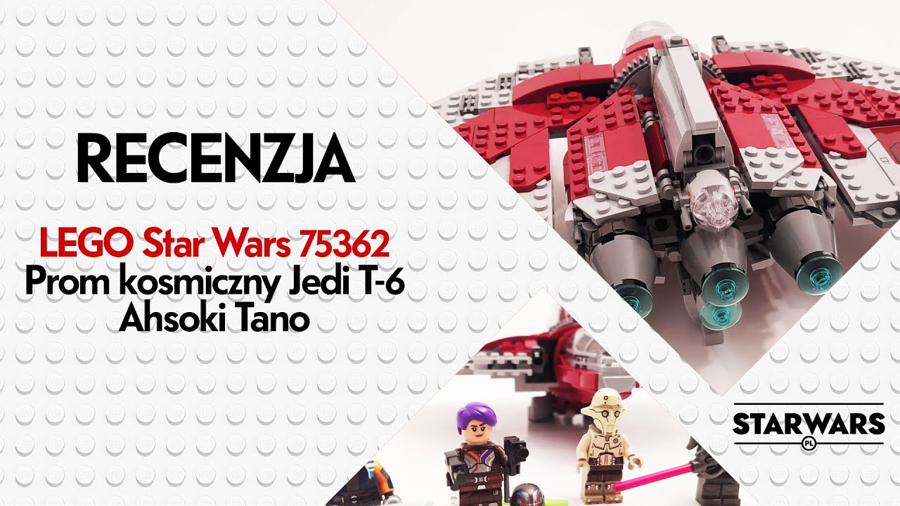 Recenzja zestawu LEGO Star Wars 75362 (Prom kosmiczny Jedi T-6 Ahsoki Tano)