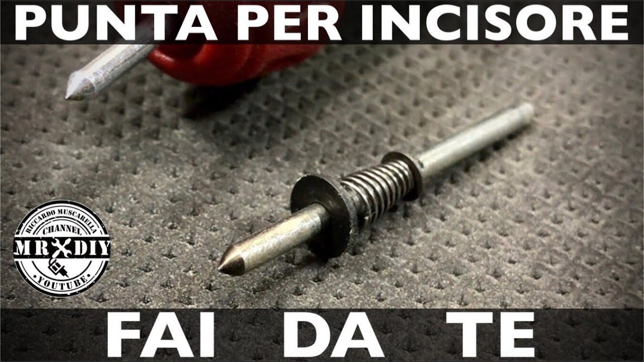 Fai da te. Punta per incisore elettrico autocostruita. Come crearne una. Parkside lidl. PAGG