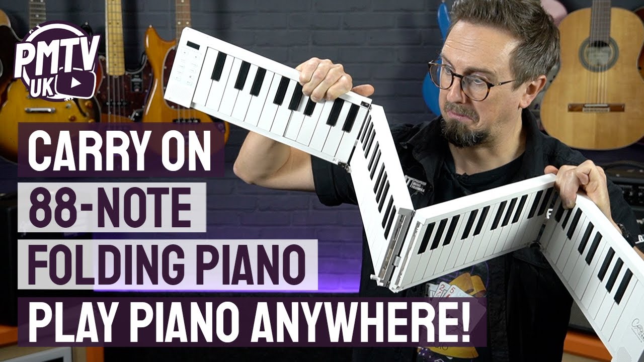 Carry-On 88-Key Folding Piano - Review & Demo - A Foldable MIDI Keyboard & Digital Piano!