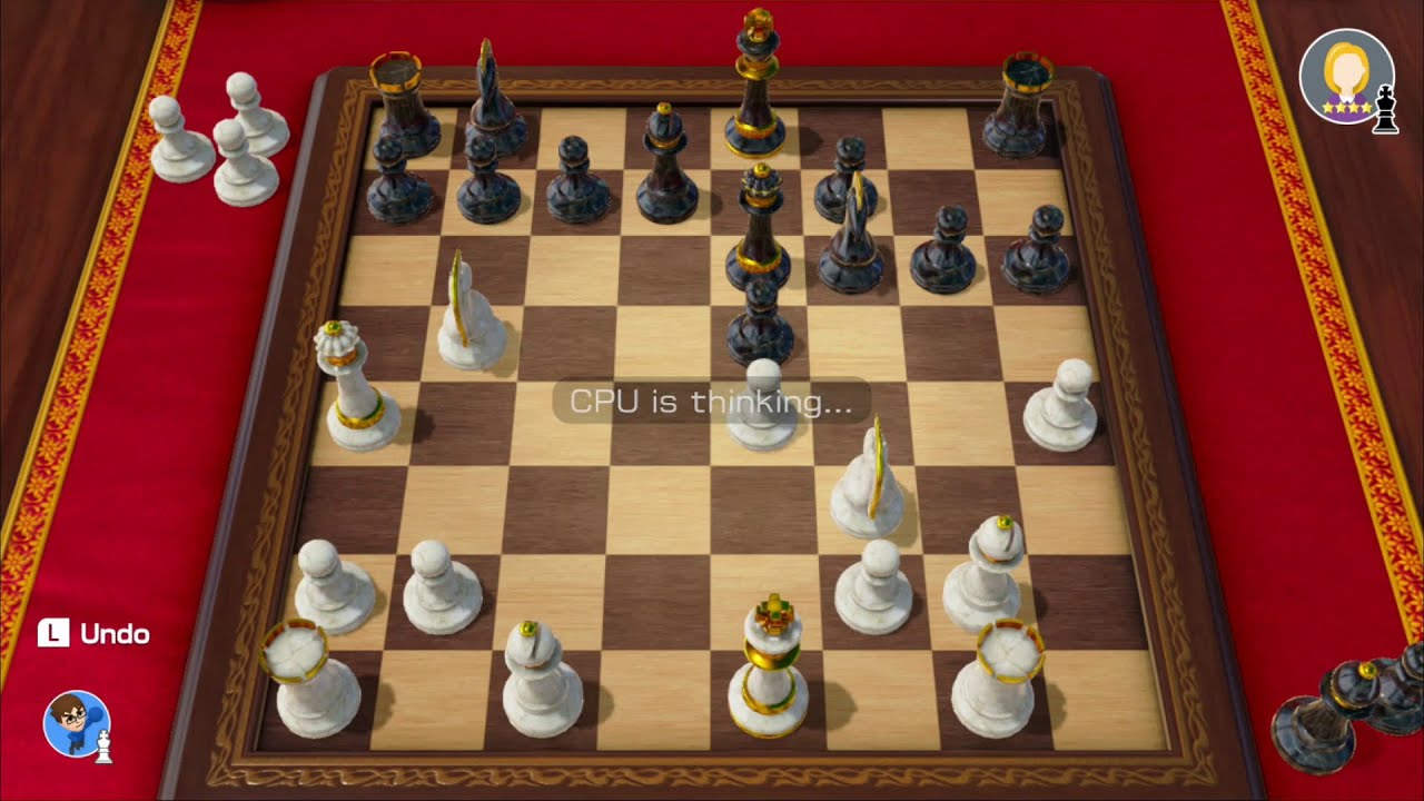 Clubhouse games: 51 worldwide classics - Versing a Impossible level Chess CPU