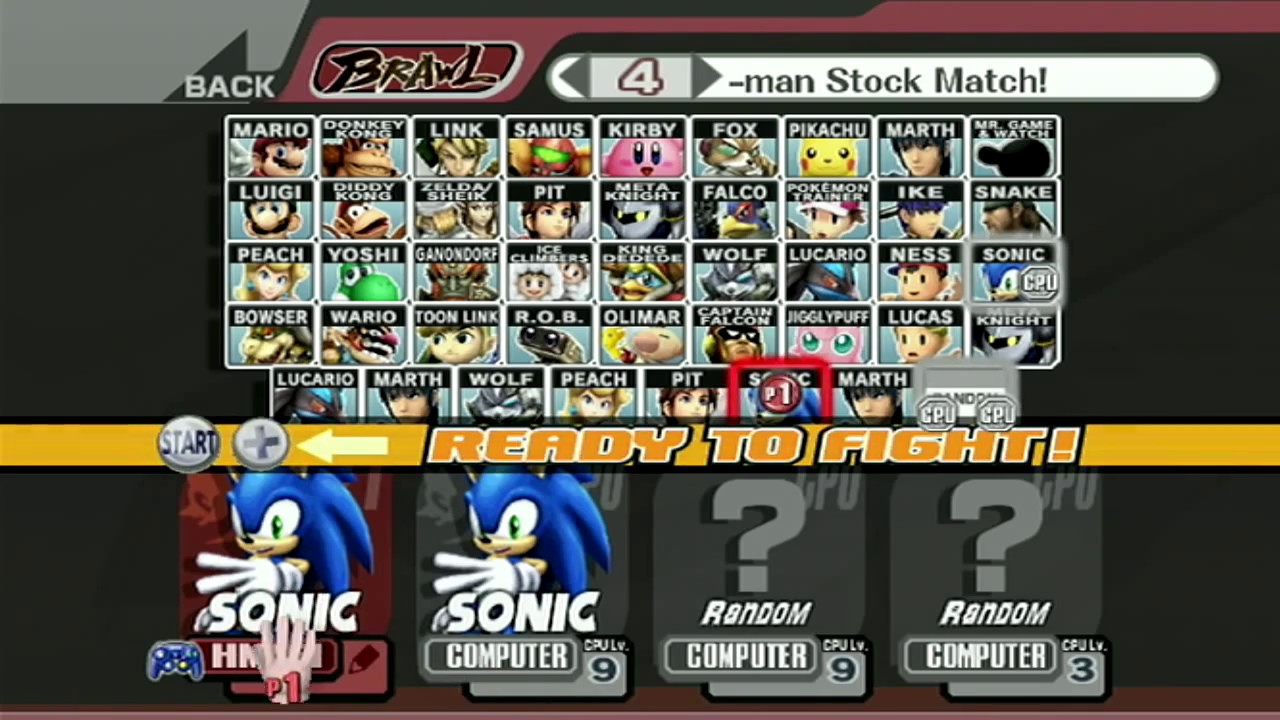 Super Smash Brothers. Masters