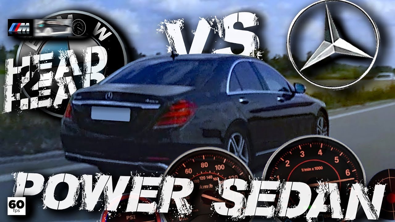 BMW M135i vs Mercedes S560 +90-255 Autobahn Waylens RaceRender