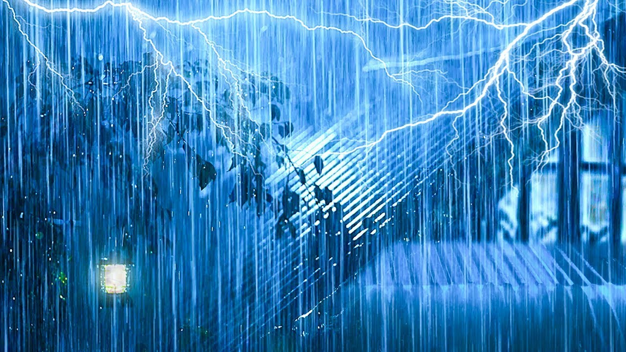 Beat Insomnia and Sleep Soundly with Pounding Rain & Rumbling Thunder on a Metal Roof in the Forest