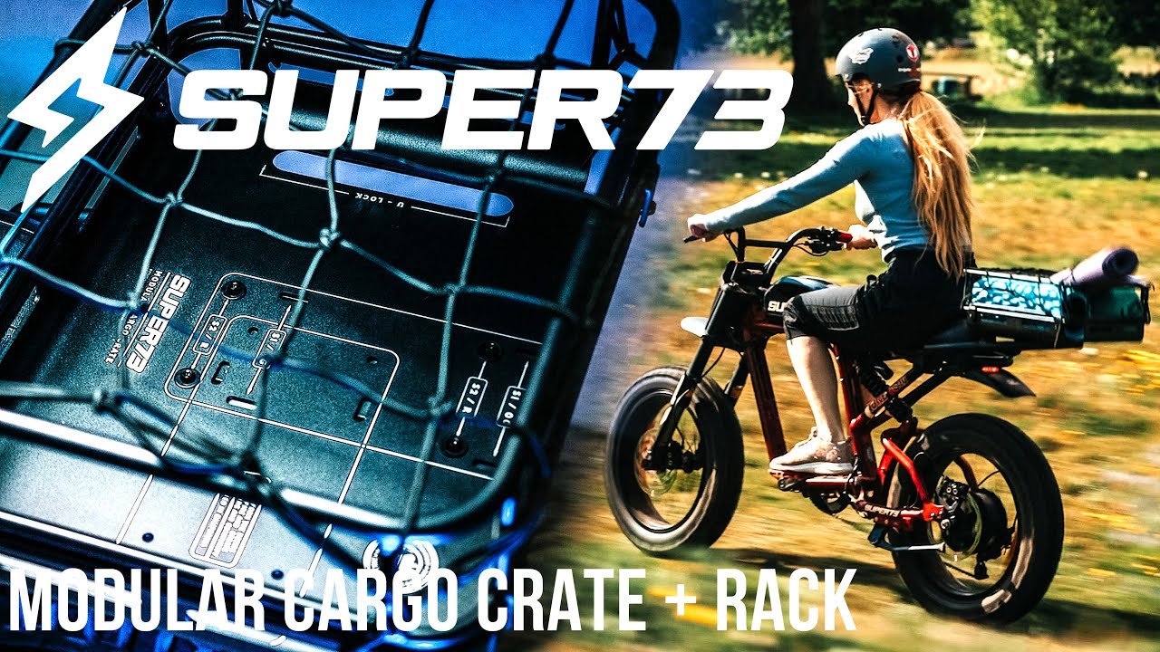 MUST HAVE SUPER 73 ACCESSORY?! // CARGO CRATE + RACK Full Review