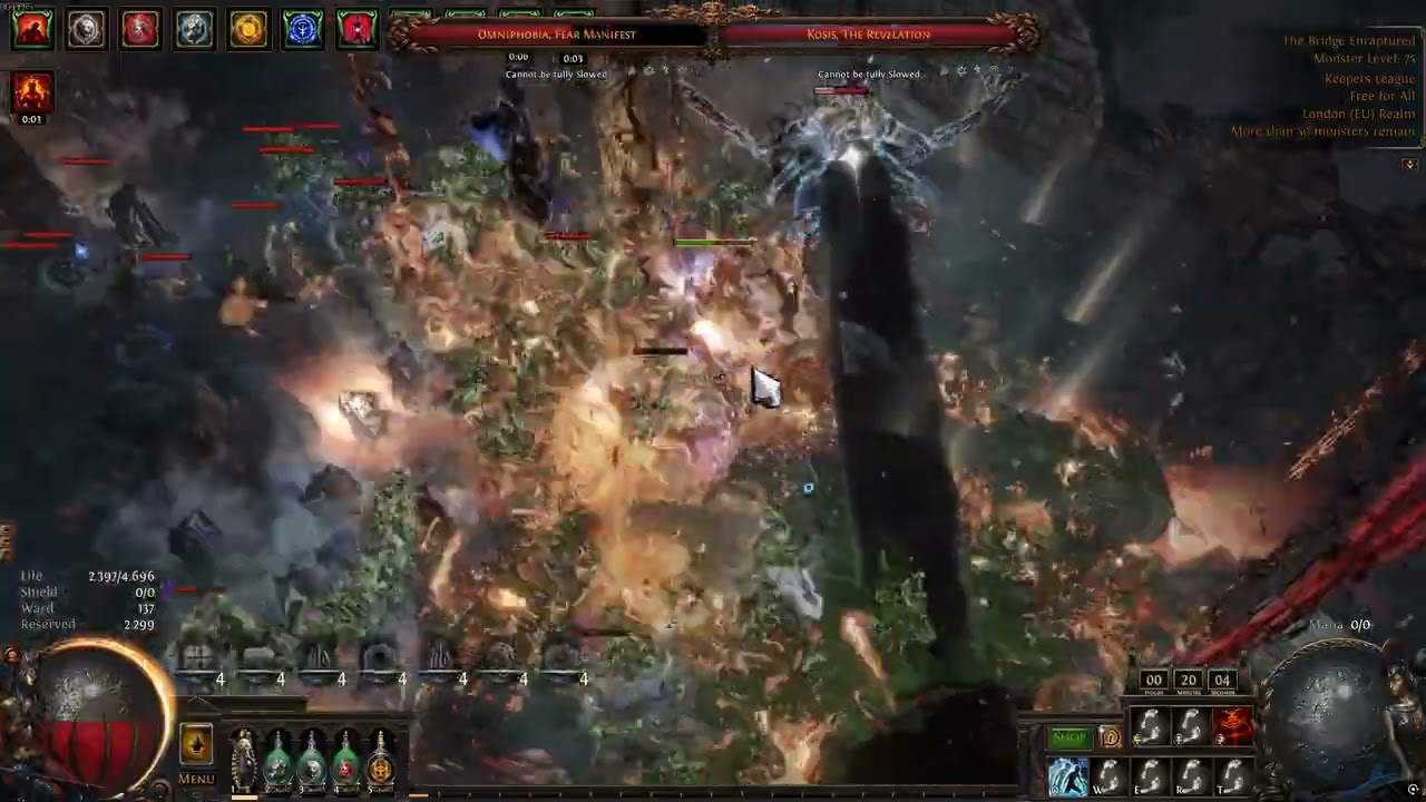 Path of Exile 3.27 cws afk simulacrum chieftain