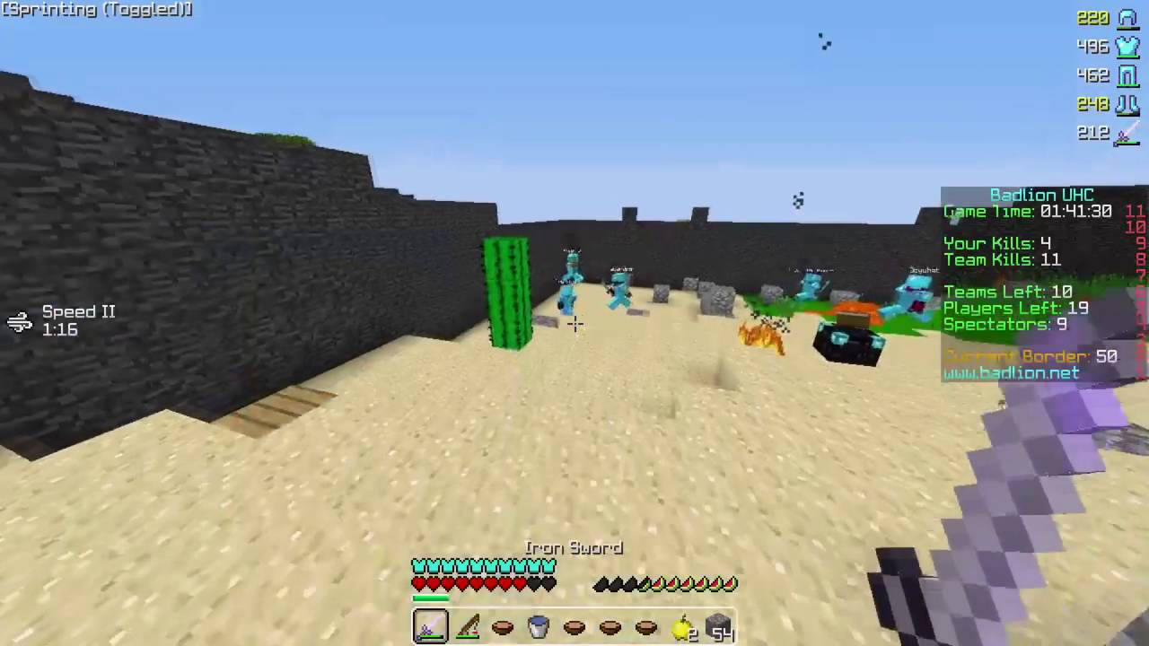 Основные моменты UHC #3 ~ Первая победа в матче SOUP!!!! (1 на 1 без риска)