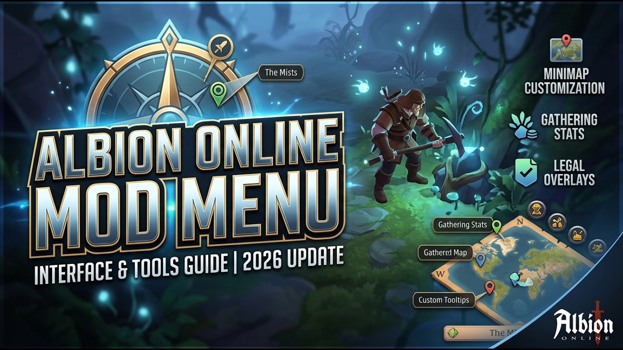 Albion Online Hack 2026 / Mists ESP + Player Tracker + Node Finder / Trainer PC